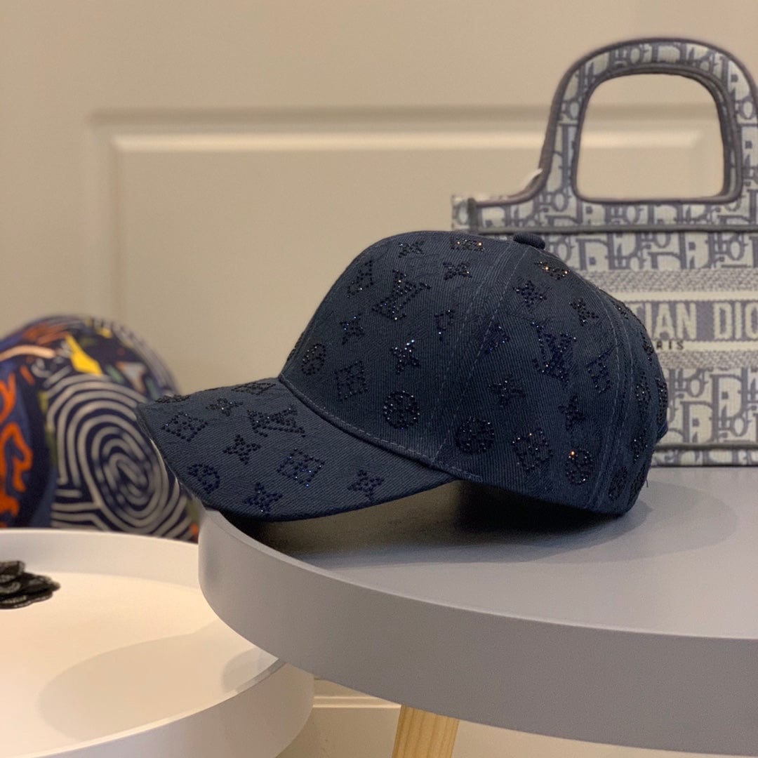 Tunde Store Louis Vuitton Navy Blue Monogram Baseball Cap