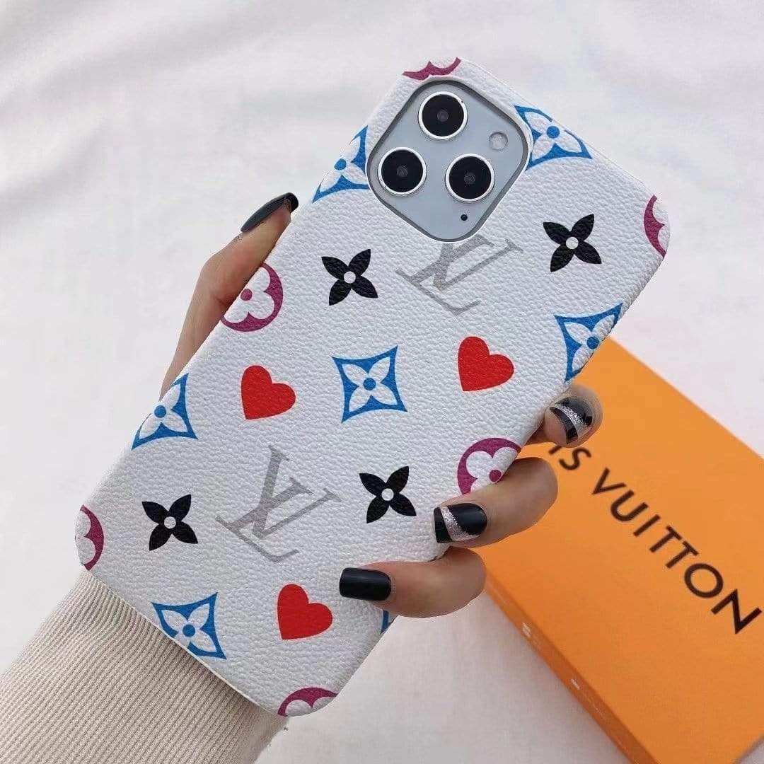 Tunde Store Louis Vuitton New Colorful Leather iPhone 15 Cases