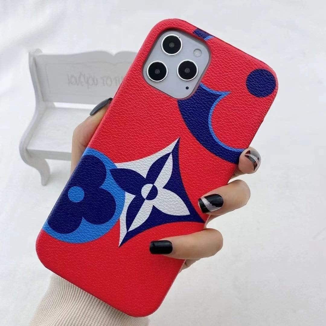 Tunde Store Louis Vuitton New Colorful Leather iPhone 15 Cases