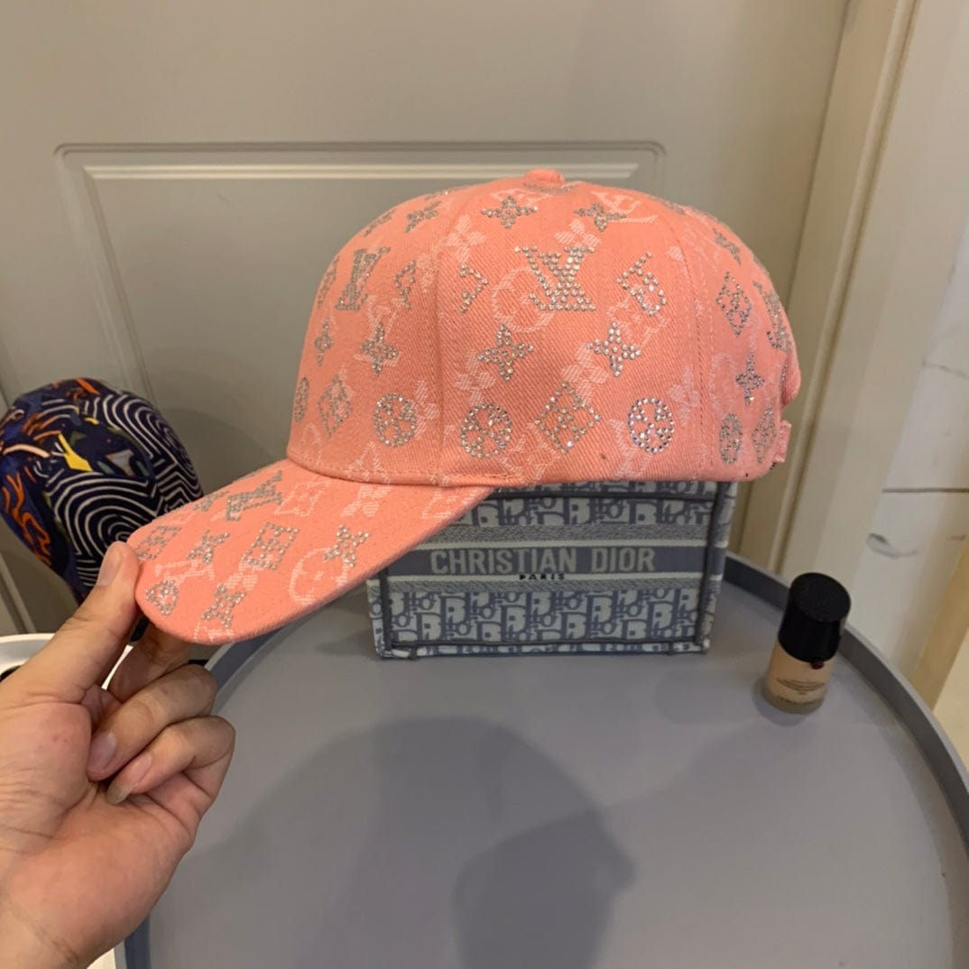 Tunde Store Louis Vuitton Pink Monogram Baseball Cap