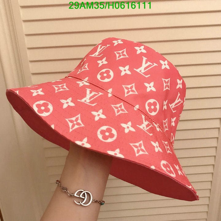 Tunde Store Louis Vuitton Pink & White Bucket Hat