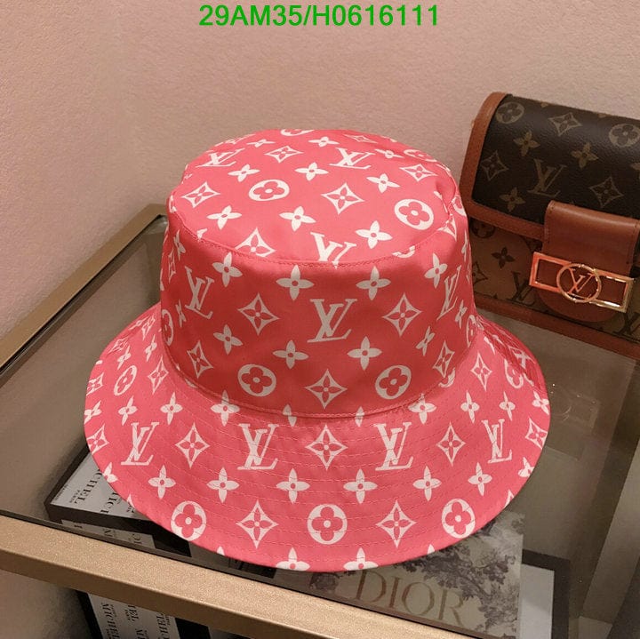 Tunde Store Louis Vuitton Pink & White Bucket Hat