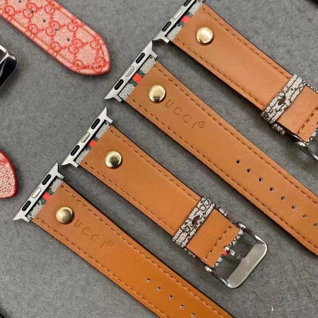 Tunde Store Louis Vuitton Premium Leather Watch Band 38/40/41/42/44/45/49 mm