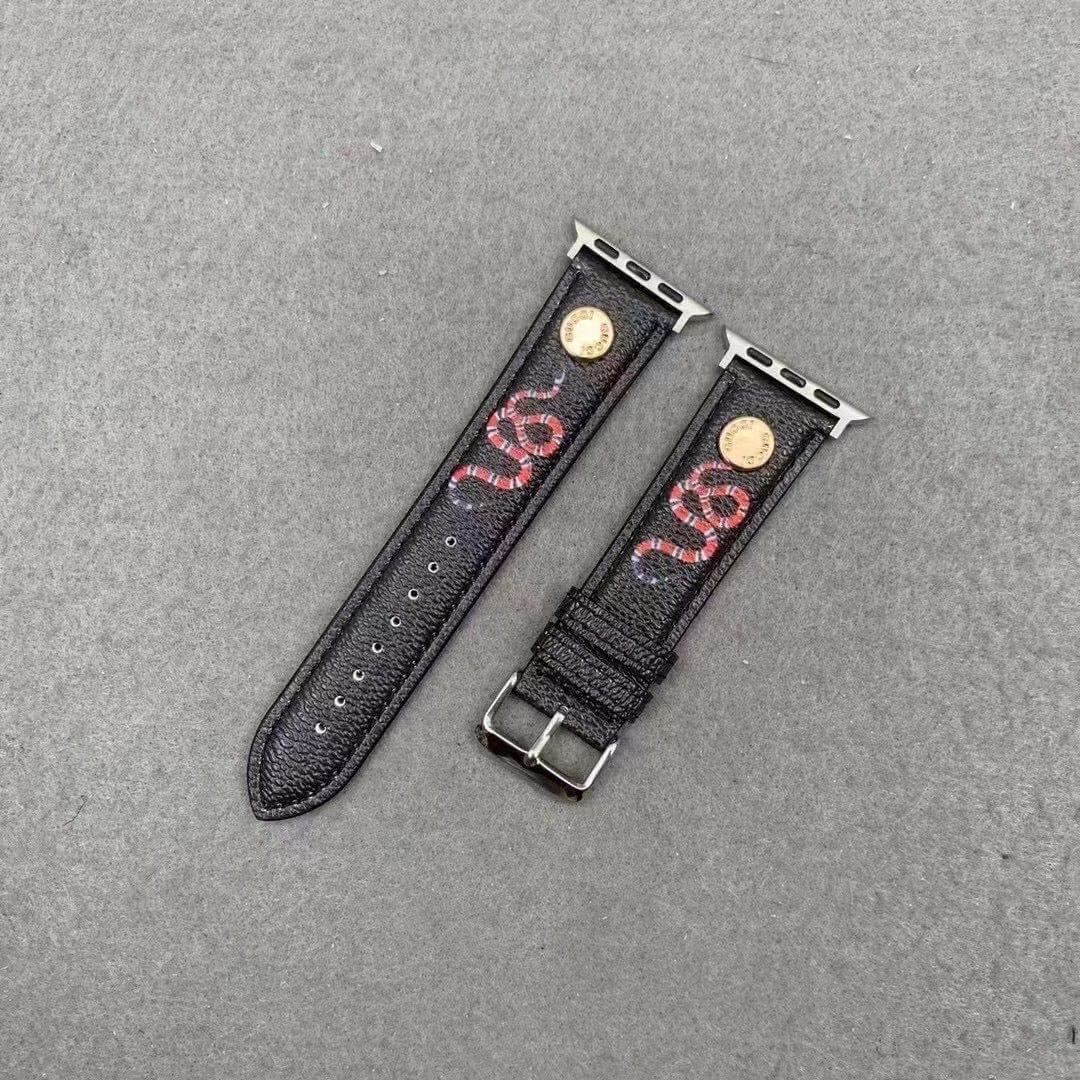 Tunde Store Louis Vuitton Premium Leather Watch Band 38/40/41/42/44/45/49 mm