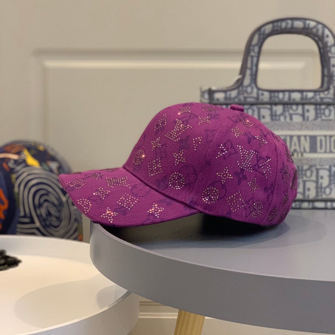 Tunde Store Louis Vuitton Purple Monogram Baseball Cap