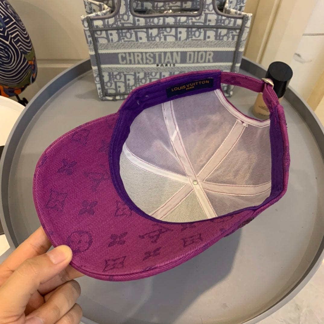Tunde Store Louis Vuitton Purple Monogram Baseball Cap