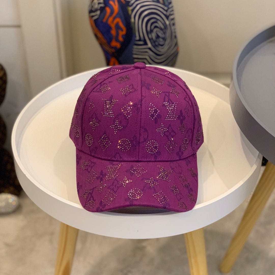 Tunde Store Louis Vuitton Purple Monogram Baseball Cap