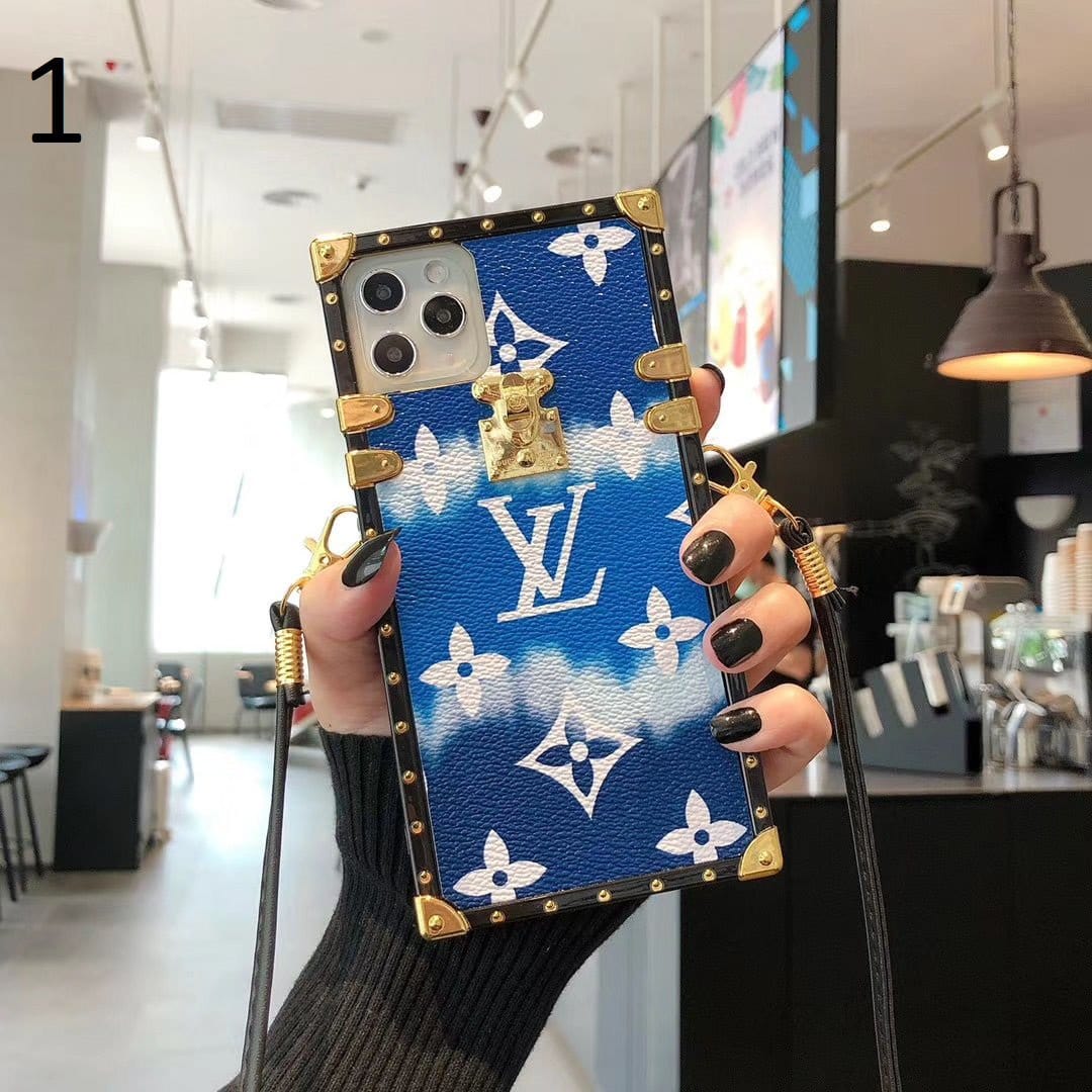 Tunde Store Louis Vuitton Rainbow Leather Case For iPhone 15 (iphone13-iPhone14)