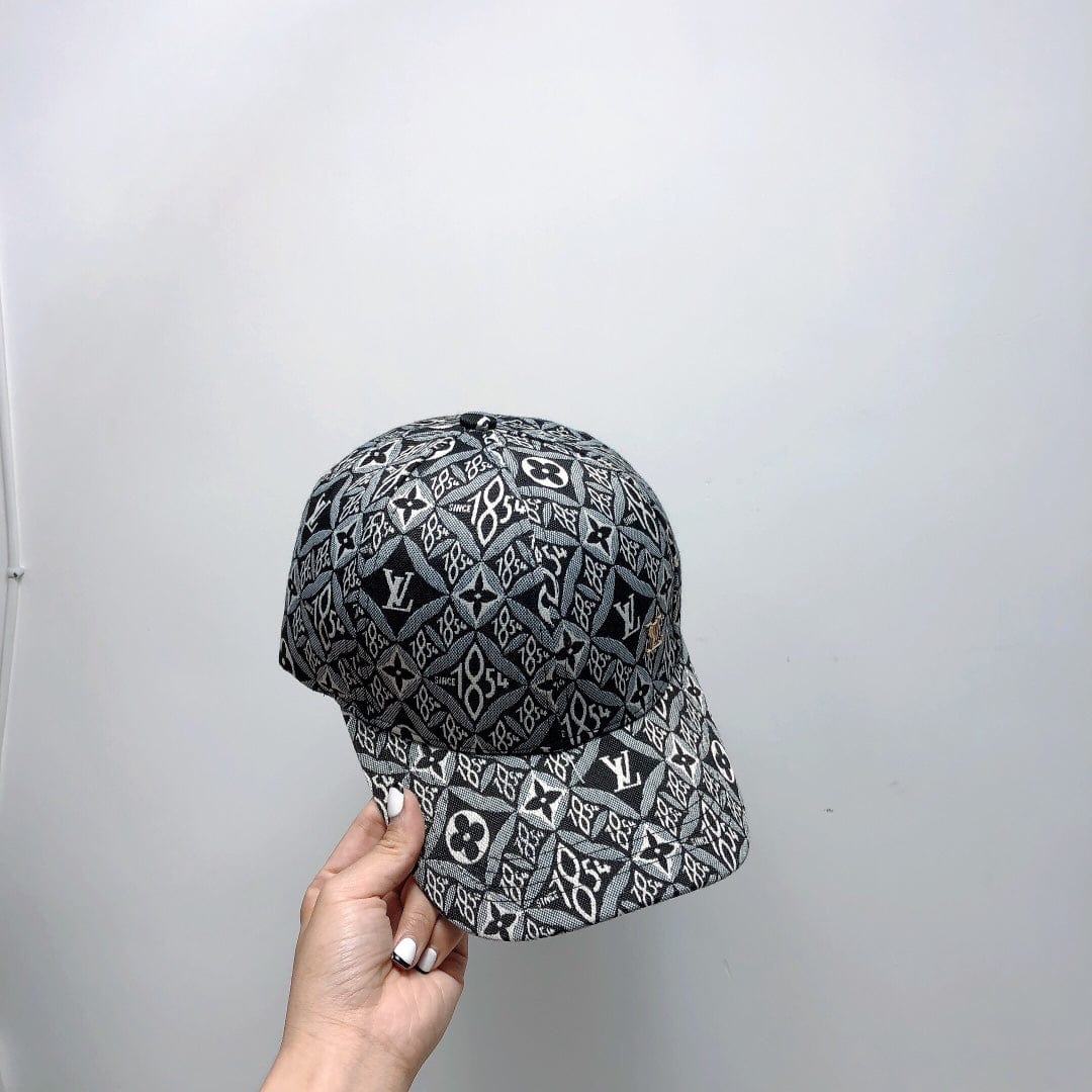 Tunde Store Louis Vuitton Signature Monogram Cap in Black and White