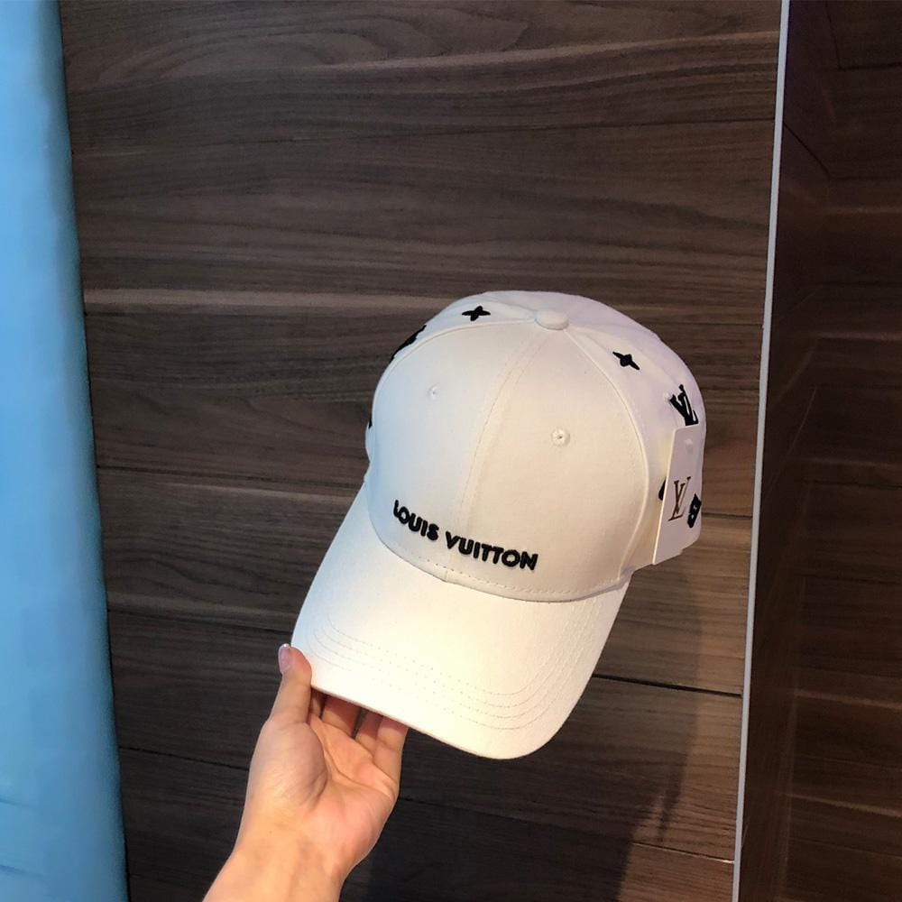 Tunde Store Louis Vuitton Sleek White Cap for Men | Men Cap's