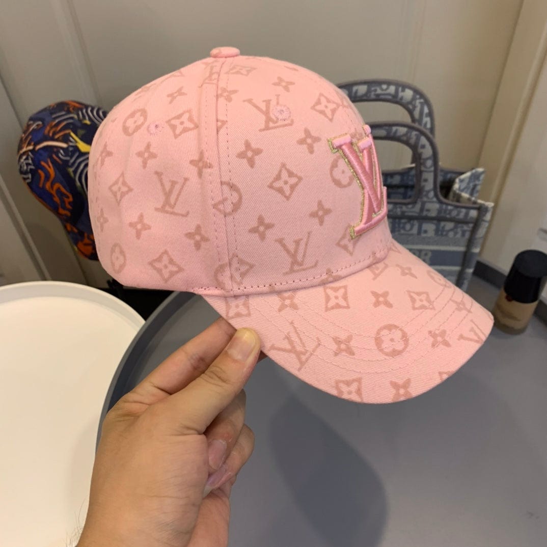 Tunde Store Louis Vuitton Soft Pink Monogram Cap
