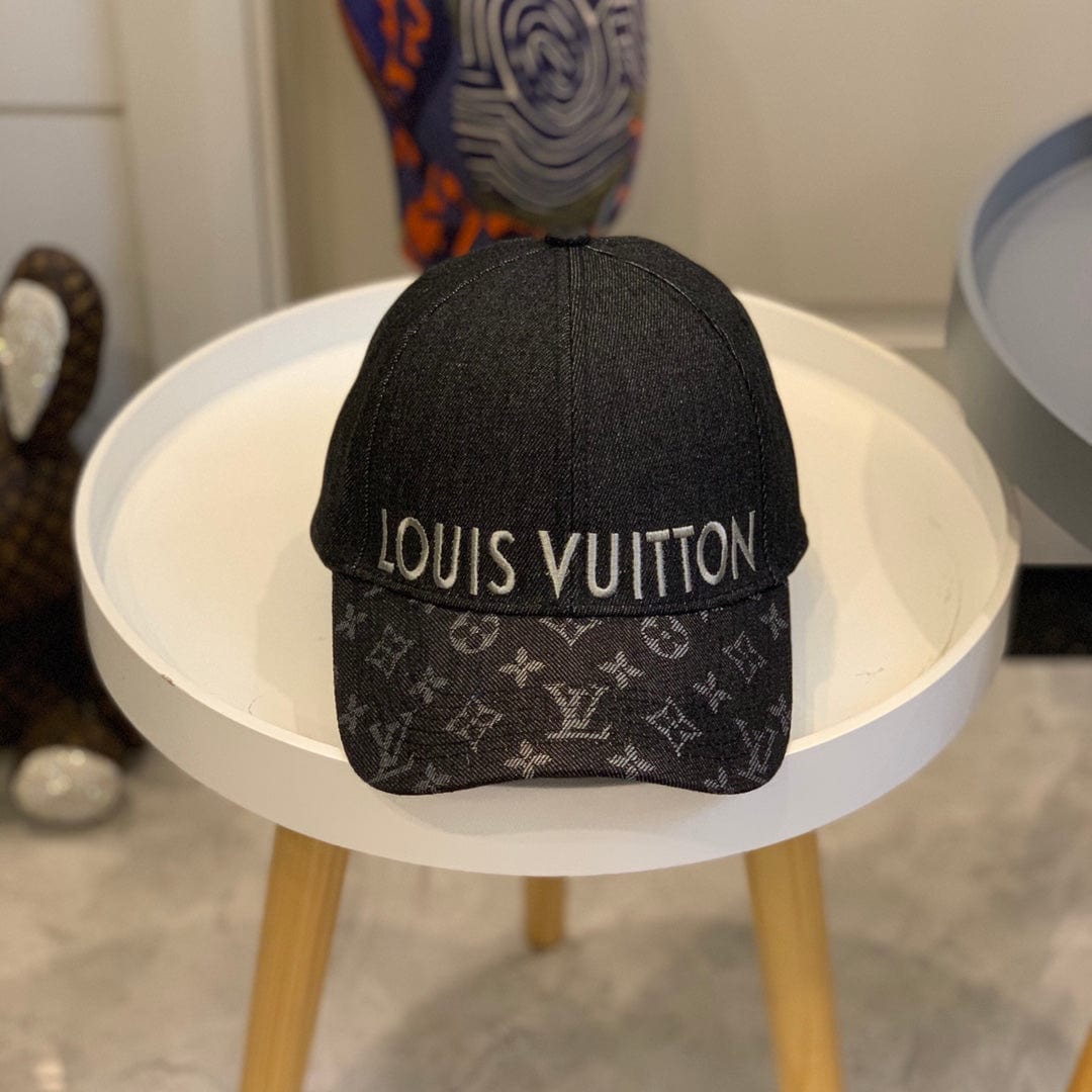 Tunde Store Louis Vuitton Textured Black Monogram Cap
