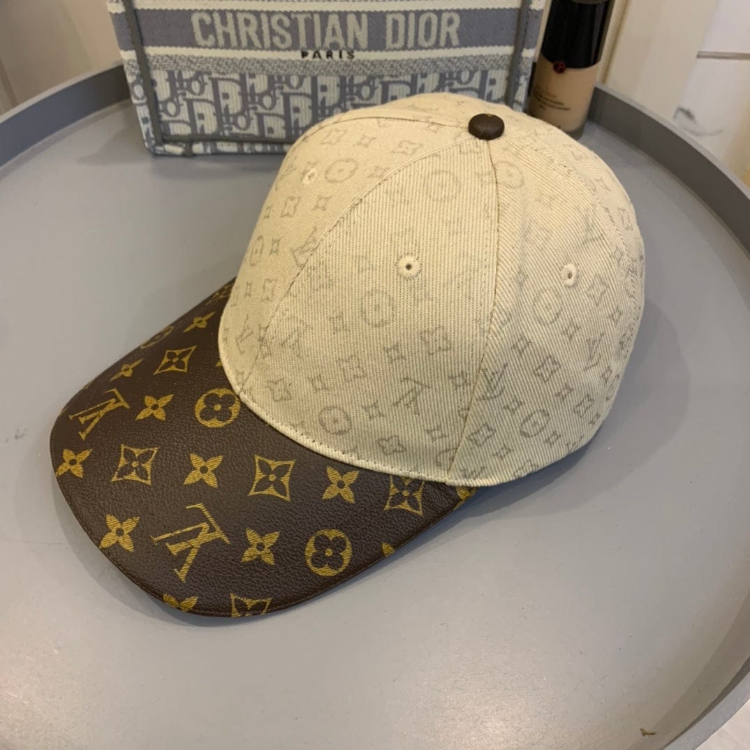 Tunde Store Louis Vuitton Two-Tone Monogram Baseball Cap in Black and Brown