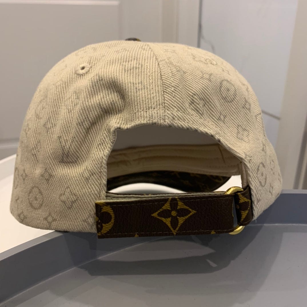Tunde Store Louis Vuitton Two-Tone Monogram Baseball Cap in Black and Brown
