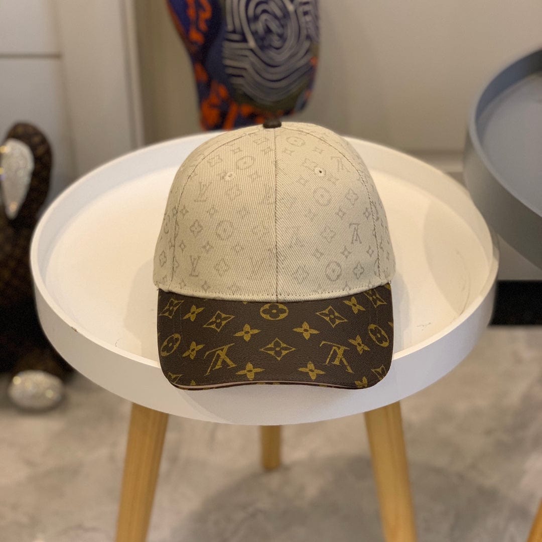 Tunde Store Louis Vuitton Two-Tone Monogram Baseball Cap in Black and Brown