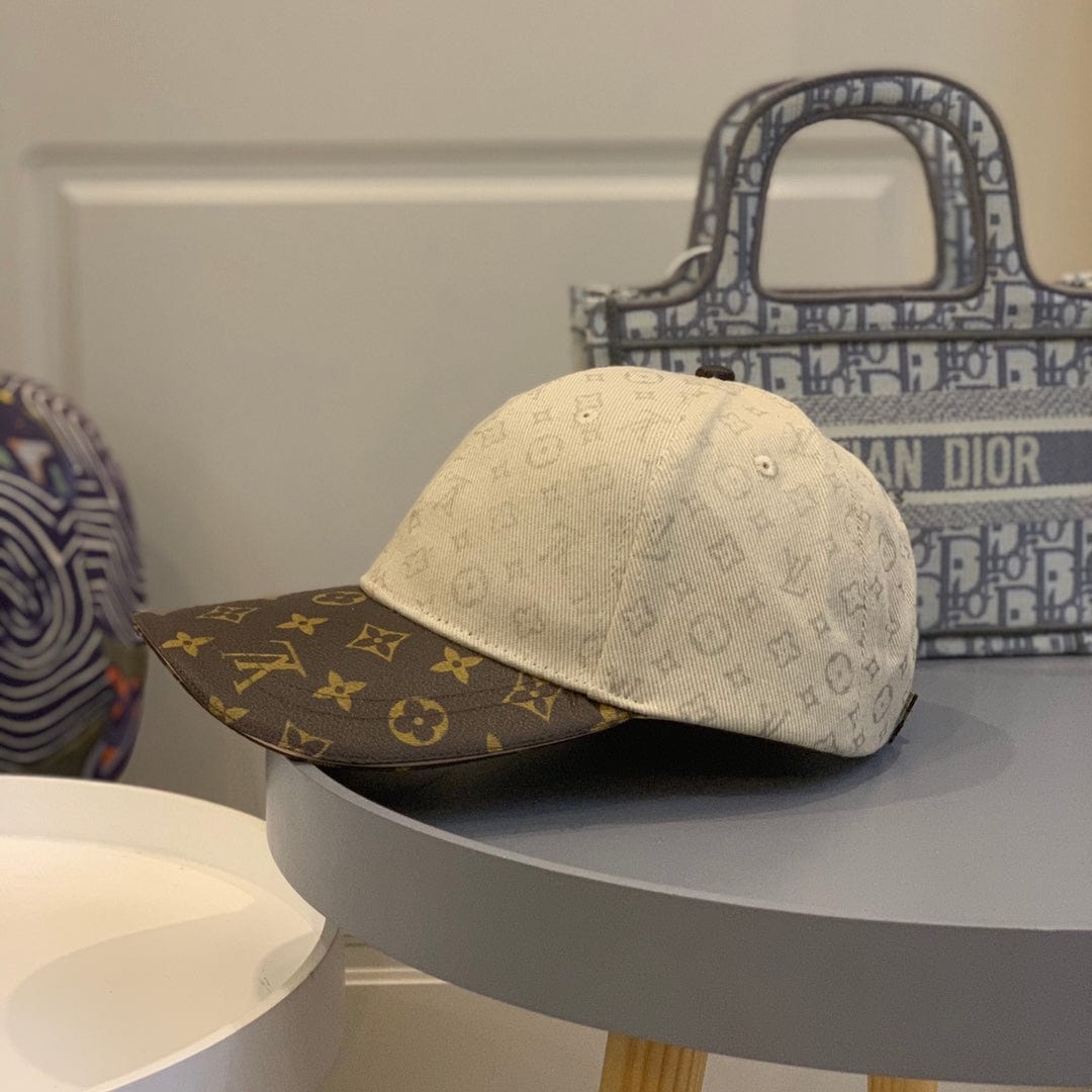 Tunde Store Louis Vuitton Two-Tone Monogram Baseball Cap in Black and Brown