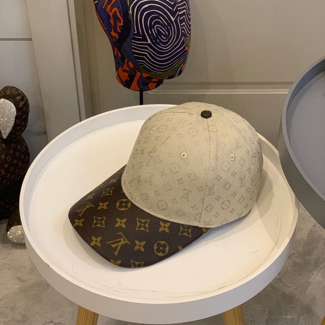 Tunde Store Louis Vuitton Two-Tone Monogram Baseball Cap in Black and Brown