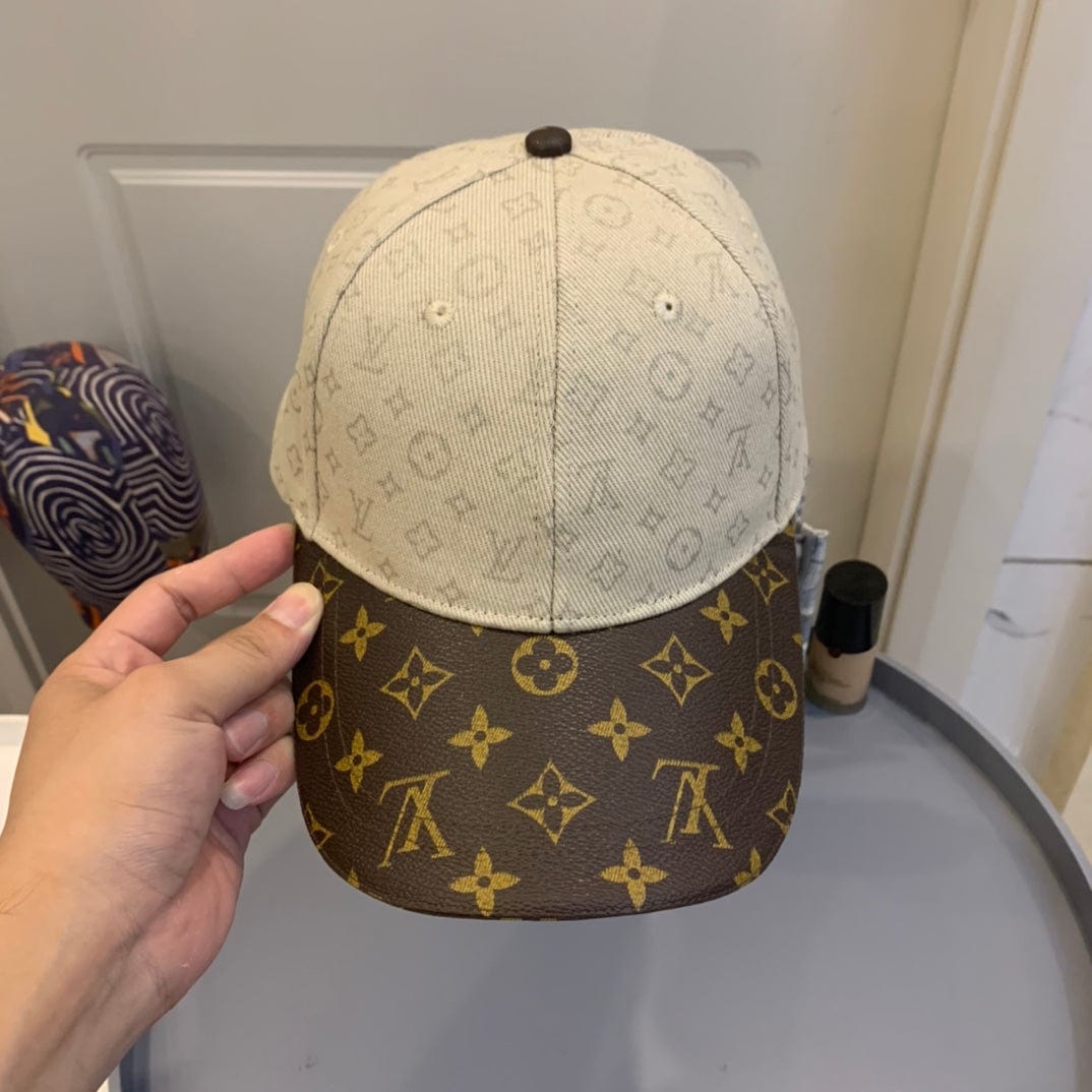 Tunde Store Louis Vuitton Two-Tone Monogram Baseball Cap in Black and Brown