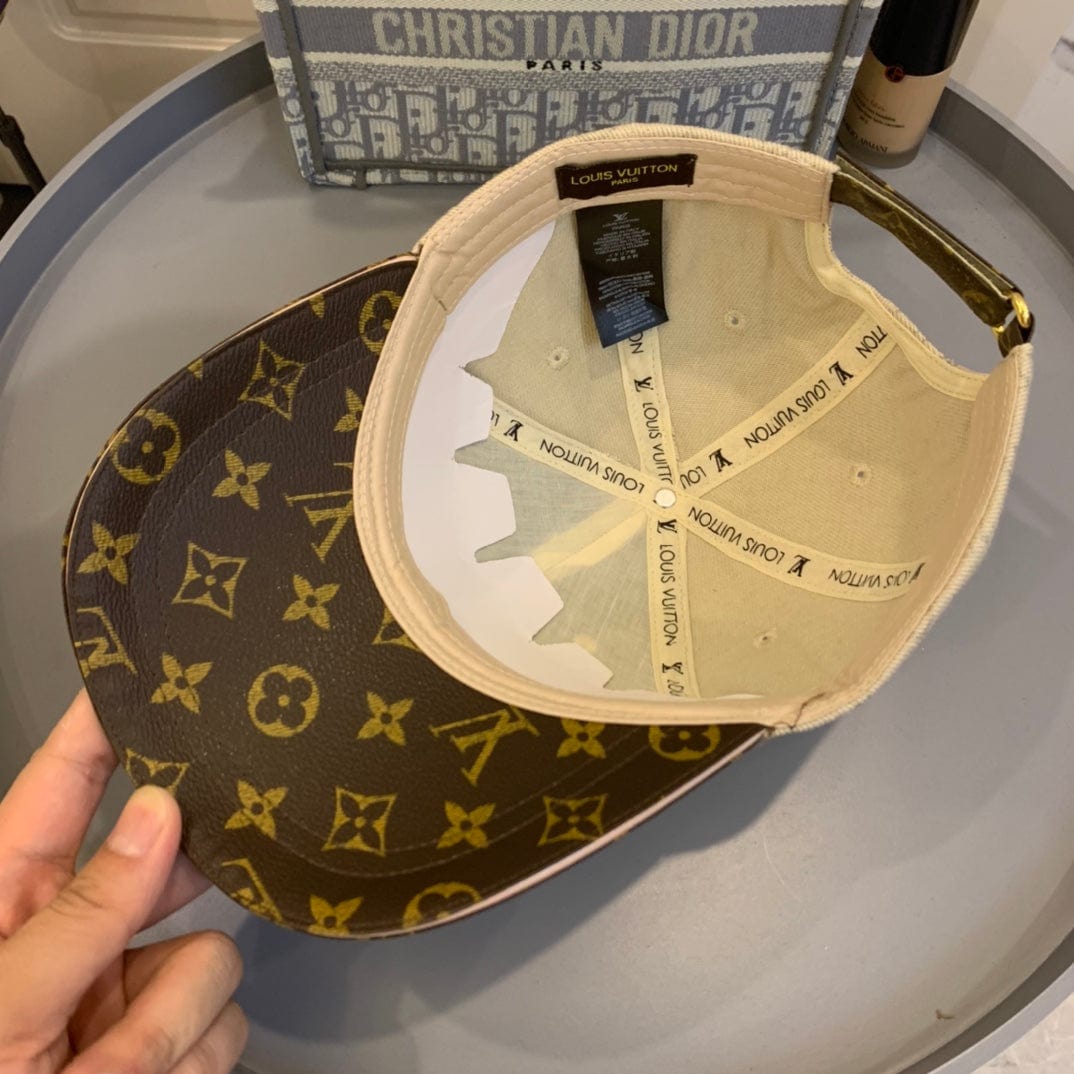 Tunde Store Louis Vuitton Two-Tone Monogram Baseball Cap in Black and Brown