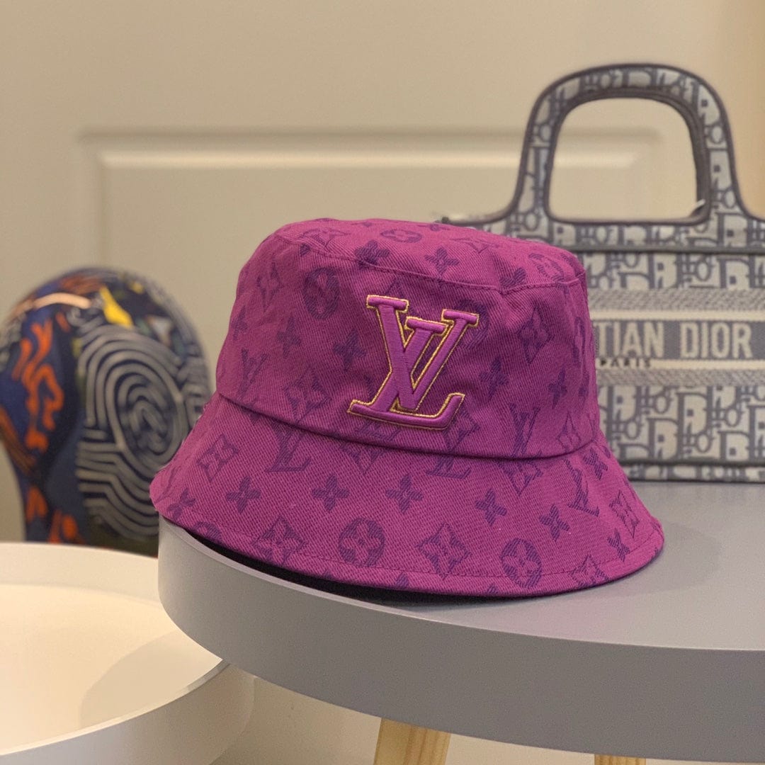 Tunde Store Louis Vuitton Vibrant Purple Monogram Bucket Hat