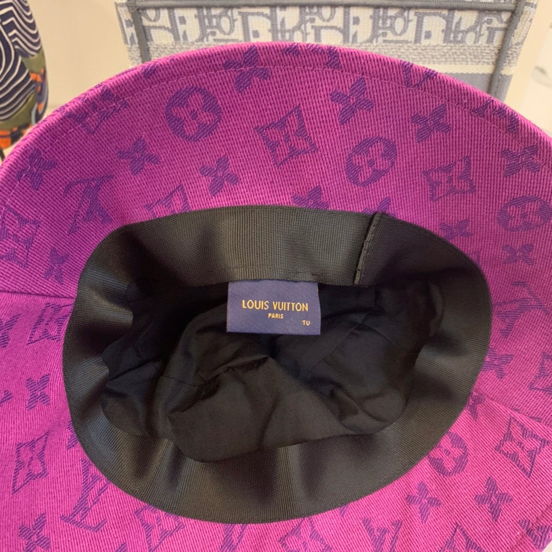 Tunde Store Louis Vuitton Vibrant Purple Monogram Bucket Hat