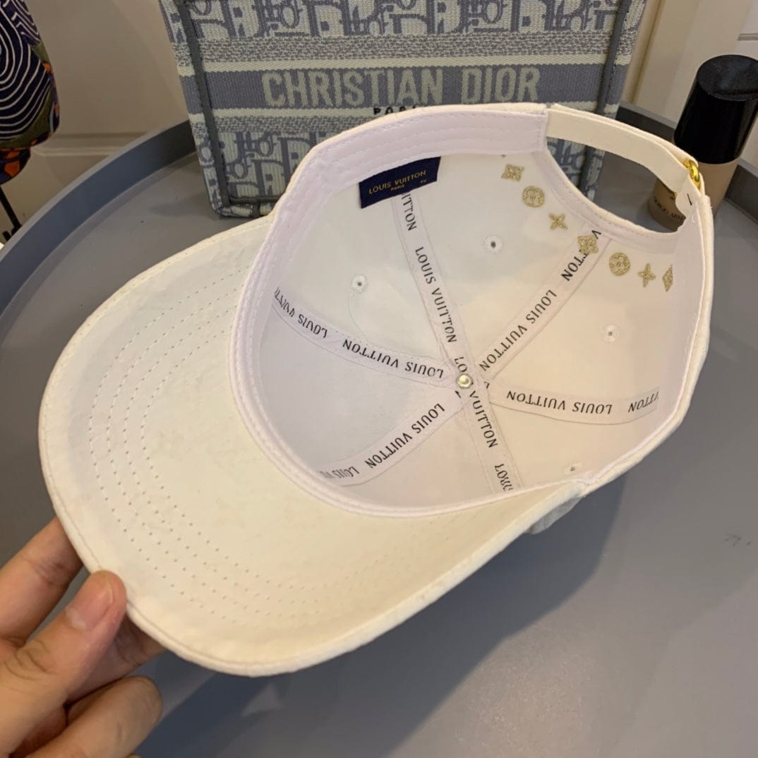 Tunde Store Louis Vuitton White Gold Monogram Cap