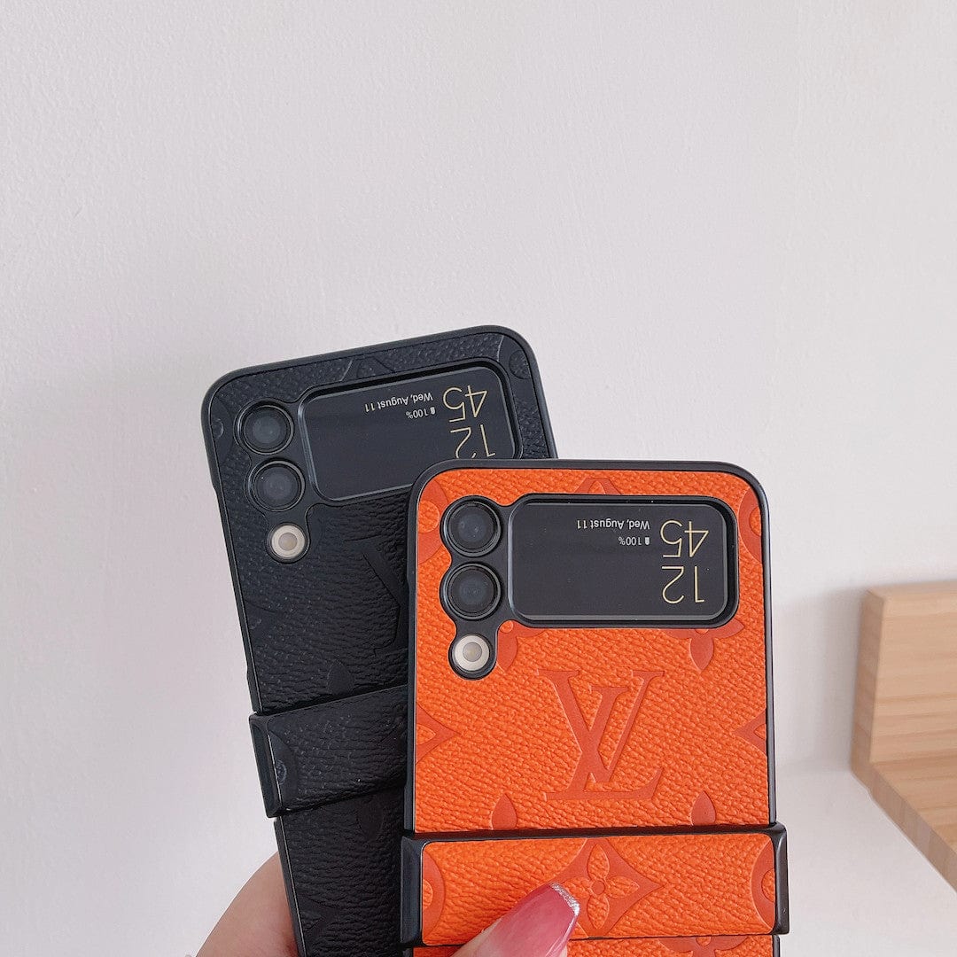 Tunde Store Louis Vuitton Z Flip Phone Case with Finger Strap | Stylish Grip