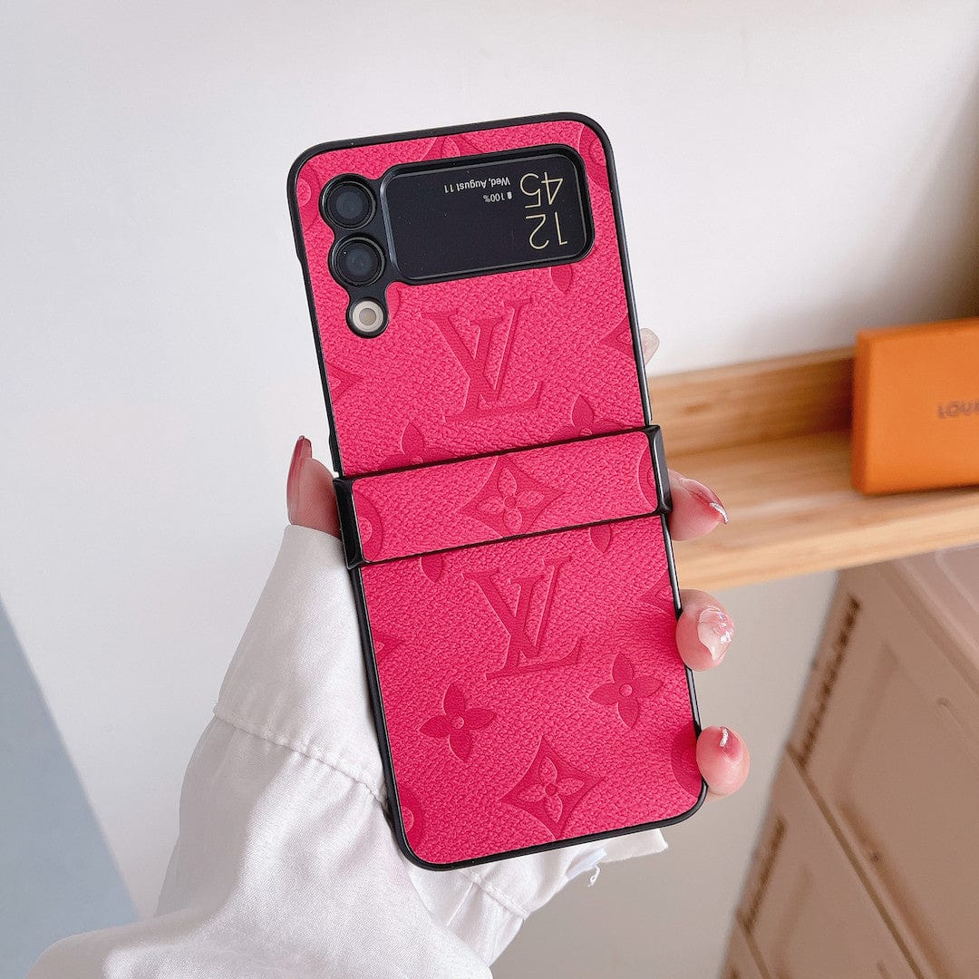 Tunde Store Louis Vuitton Z Flip Phone Case with Finger Strap | Stylish Grip
