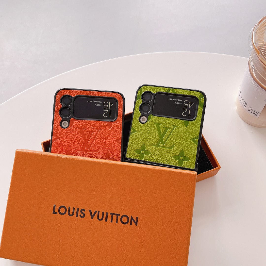 Tunde Store Louis Vuitton Z Flip Phone Case with Finger Strap | Stylish Grip