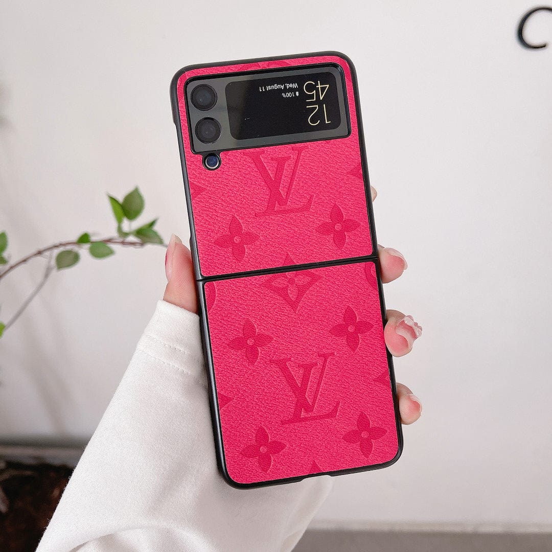 Tunde Store Louis Vuitton Z Flip Phone Cases | Luxurious Craftsmanship with Black Frame