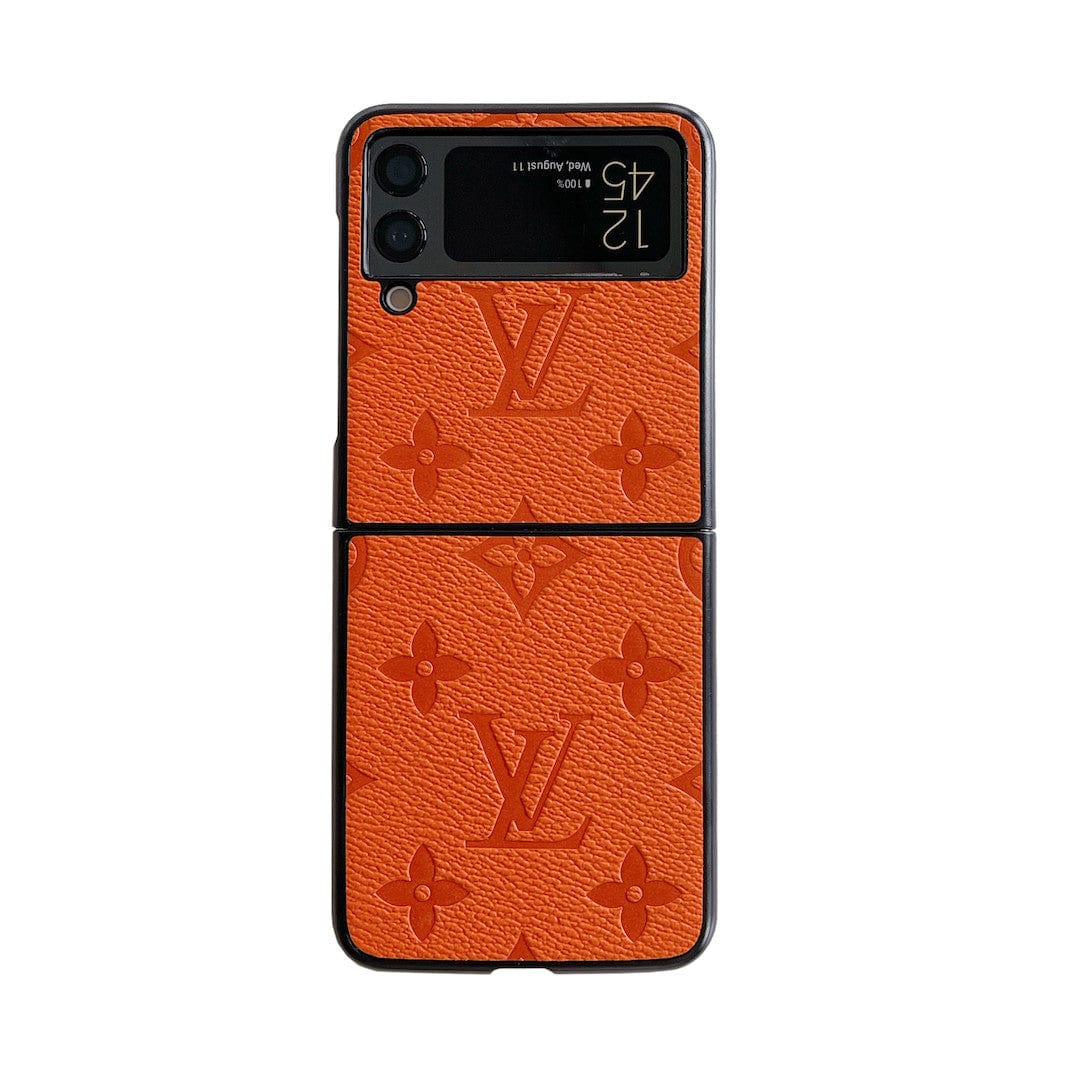 Tunde Store Louis Vuitton Z Flip Phone Cases | Luxurious Craftsmanship with Black Frame