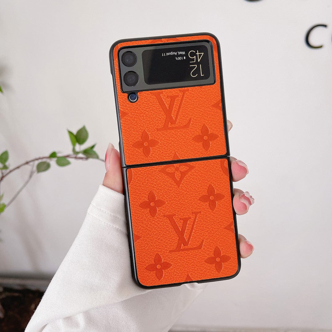 Tunde Store Louis Vuitton Z Flip Phone Cases | Luxurious Craftsmanship with Black Frame