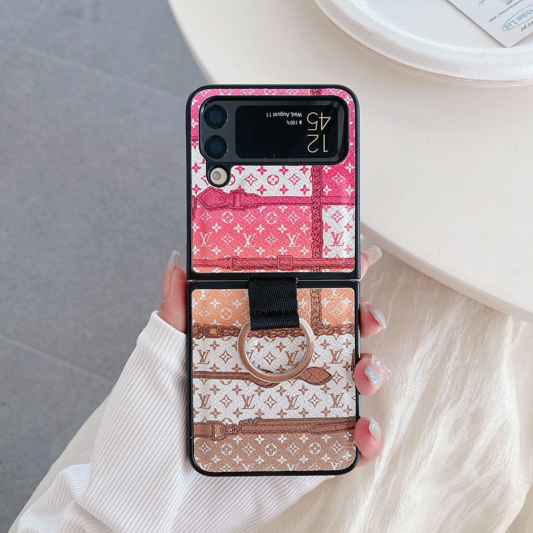 Tunde Store Louis Vuitton Z Flip Phone Cases with Ring Holder | Striking Luxurious Craftsmanship