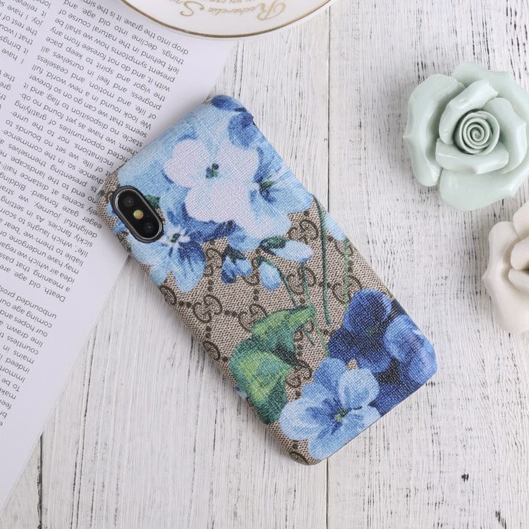 Tunde Store Luxurious Gucci Blooms Leather Phone Case Cover For Huawei