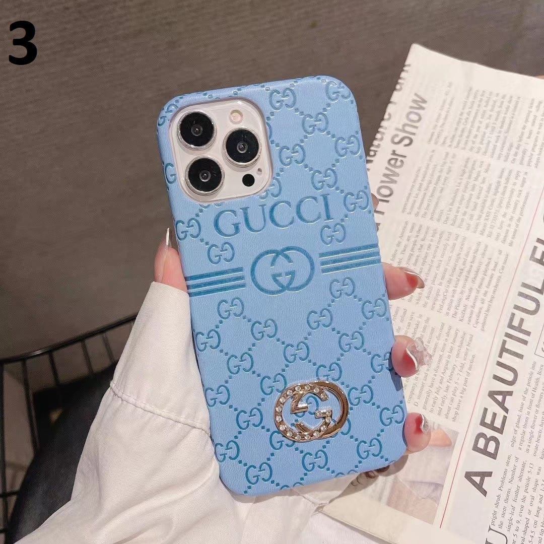 Tunde Store Luxurious Gucci Leather Case for iPhone 16 | iPhone 15 | iPhone 14