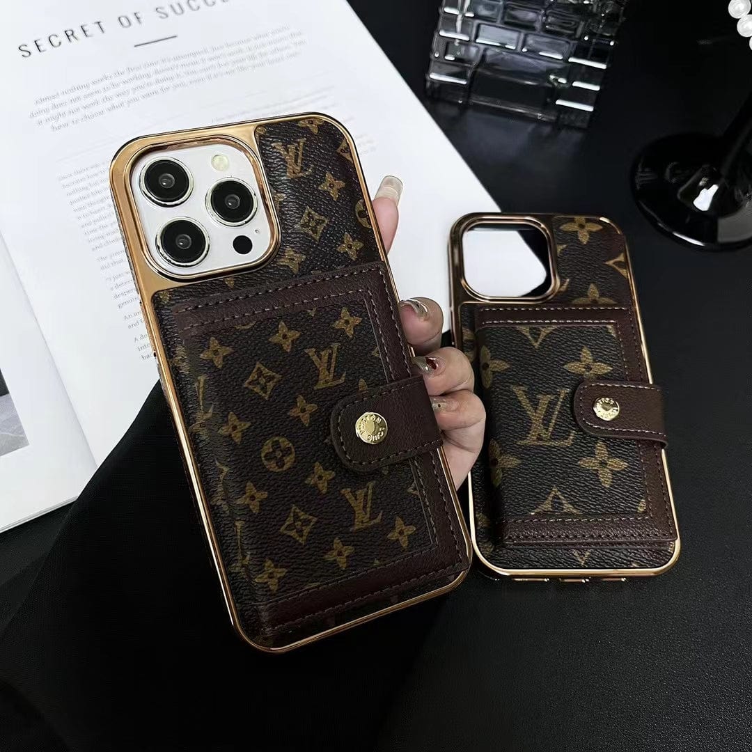 Tunde Store Luxurious Louis Vuitton iPhone Case | LV Pocket Wallet Phone Case