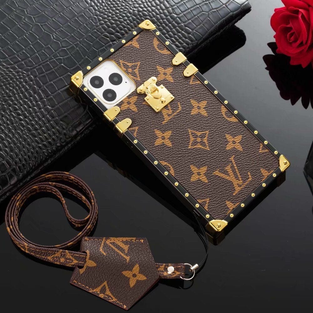 Tunde Store Luxurious Louis Vuitton Monogram Phone Cases For Iphone 12 - iPhone 15
