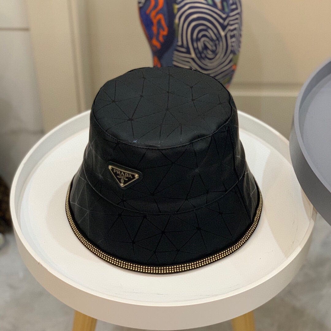 Tunde Store Luxurious Prada Black Bucket Hat