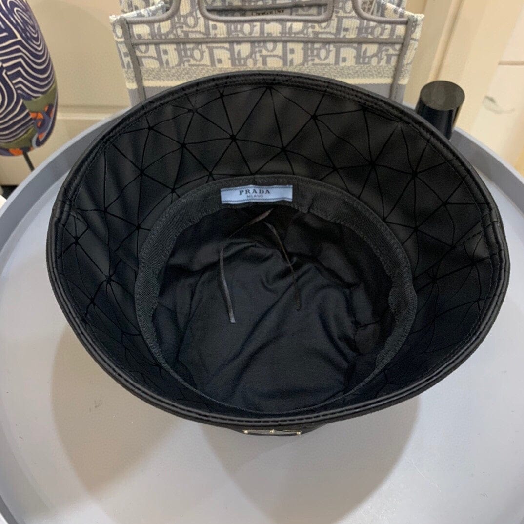 Tunde Store Luxurious Prada Black Bucket Hat