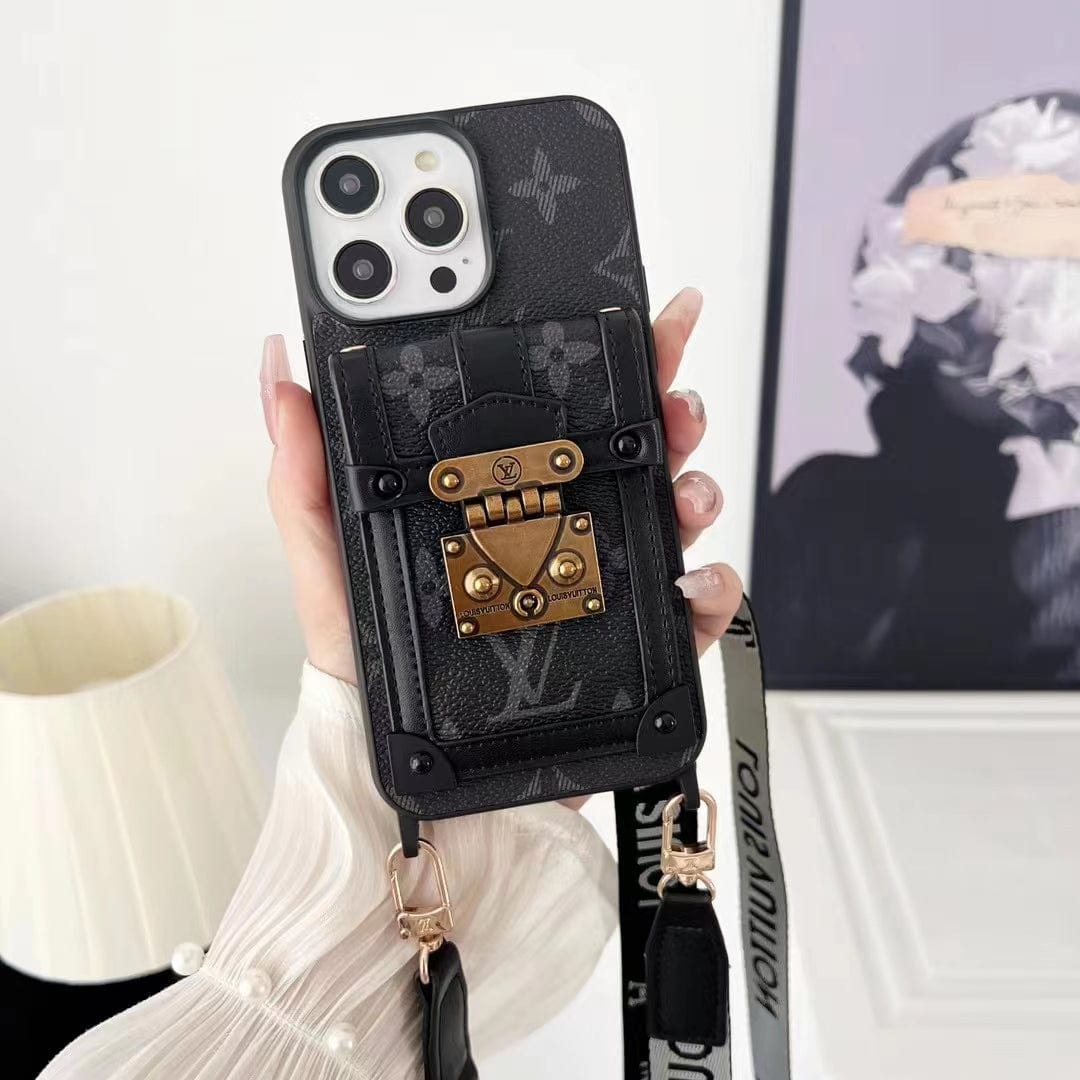 Tunde Store Luxury and Protection iPhone 15 Case with Hand Strap