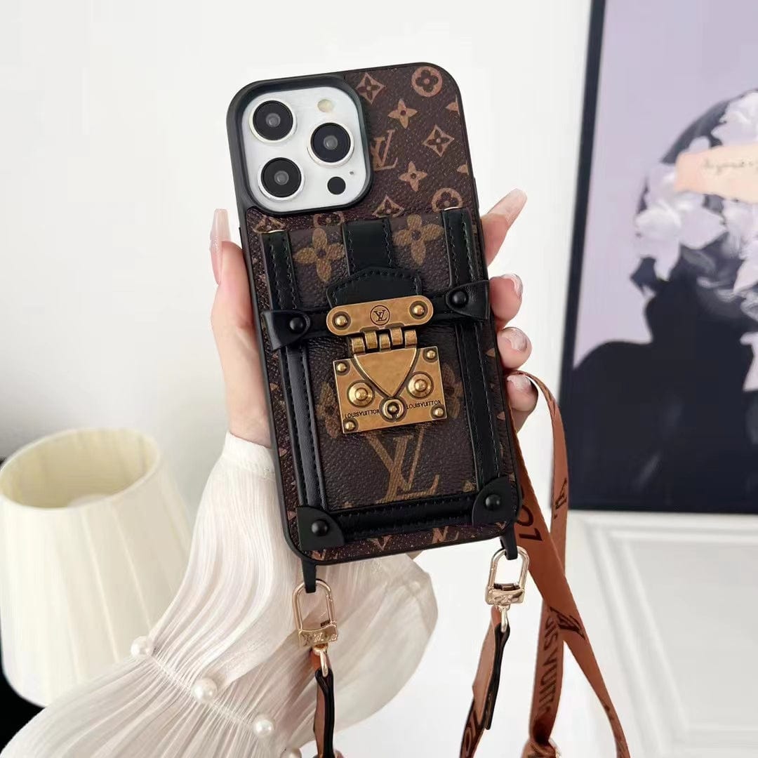Tunde Store Luxury and Protection iPhone 15 Case with Hand Strap