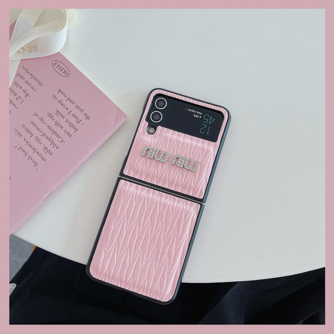 Tunde Store Miu Miu Z Flip/Z Fold Phone Cases | Glamorous Style