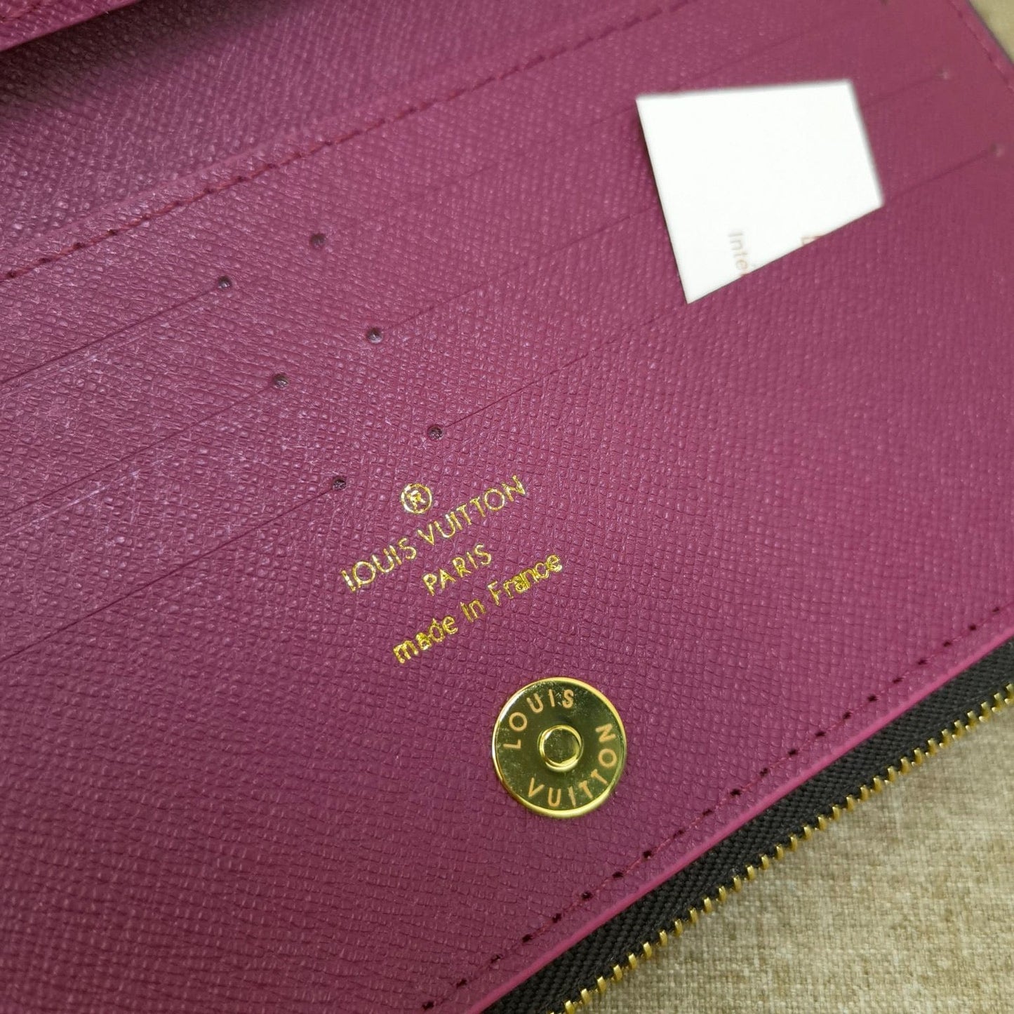 Tunde Store Monogram Bucket Pouch Brown Wallet
