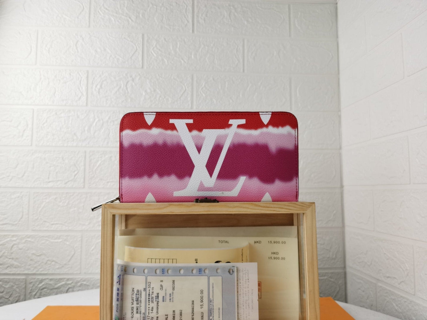 Tunde Store MultiColor Louis Vuitton Leather Zipper Wallet