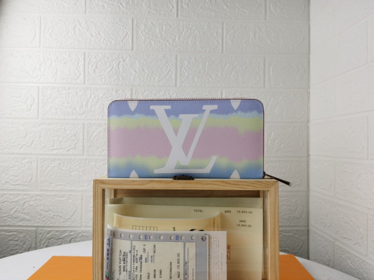 Tunde Store MultiColor Louis Vuitton Leather Zipper Wallet