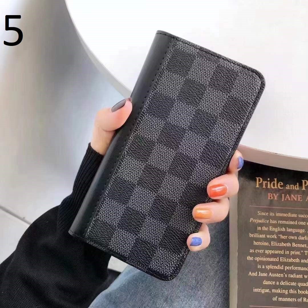 Tunde Store New Leather Louis Vuitton and Gucci Folio Cases for iPhone 15