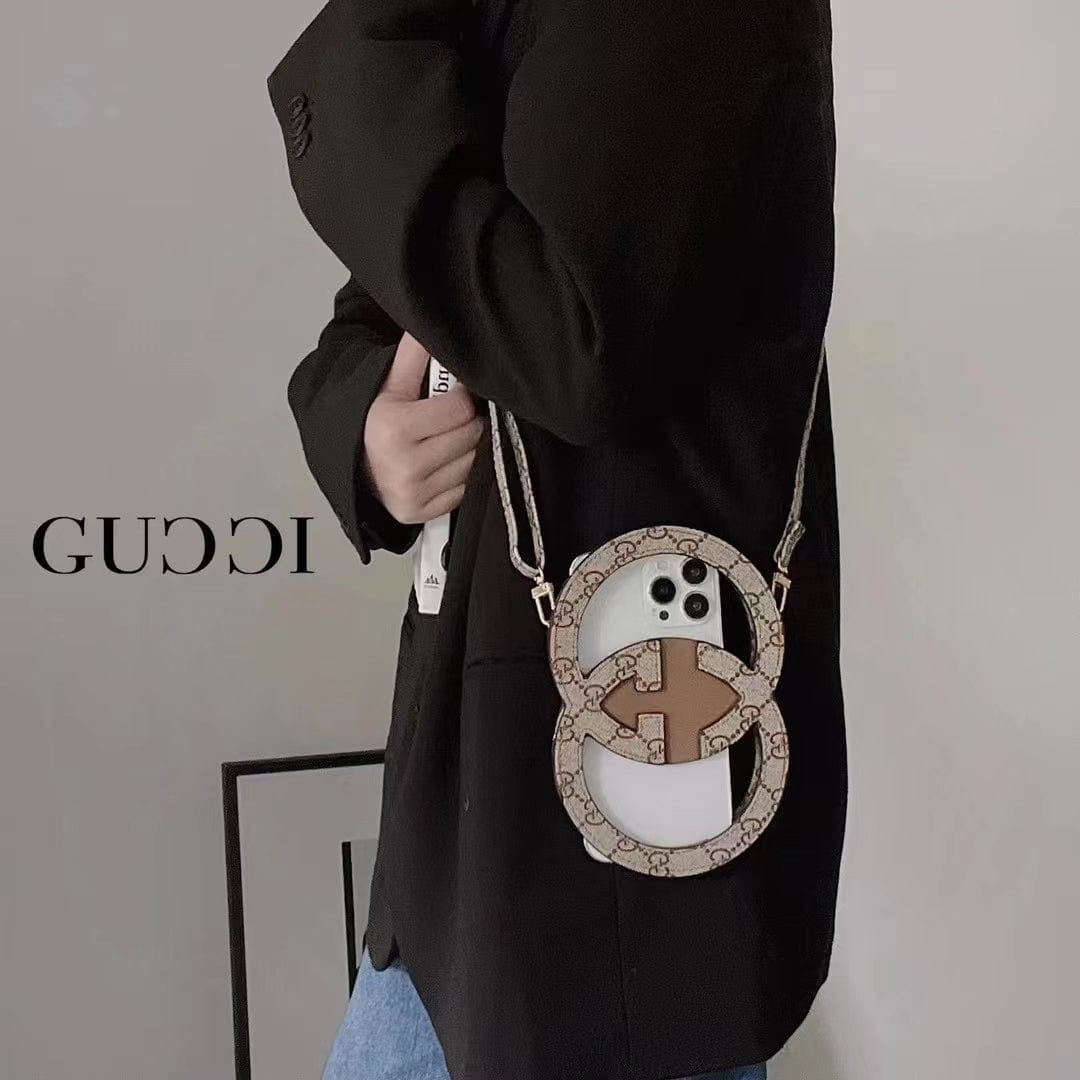 Tunde Store New Luxury Gucci Crossbody Phone Holder Bag/wallet