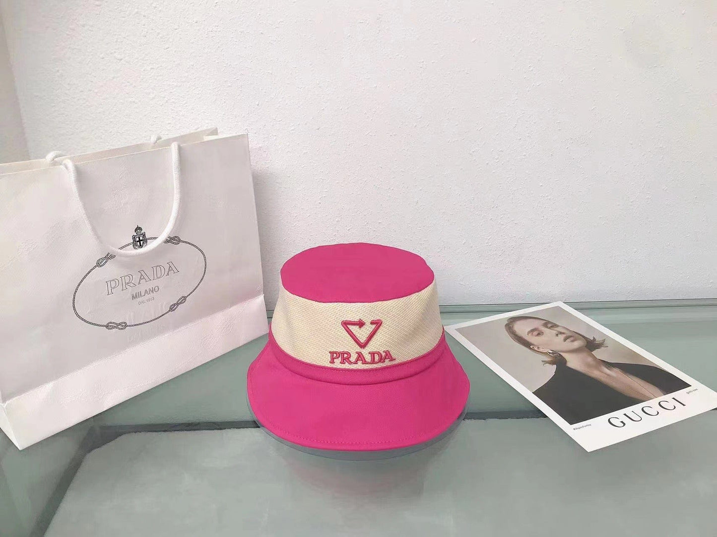 Tunde Store Prada Re-Edition Bucket Hat for Women | Retro Hat for Women