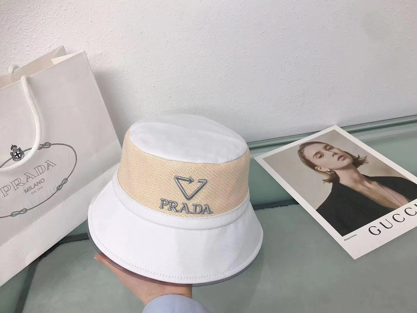 Tunde Store Prada Re-Edition Bucket Hat for Women | Retro Hat for Women
