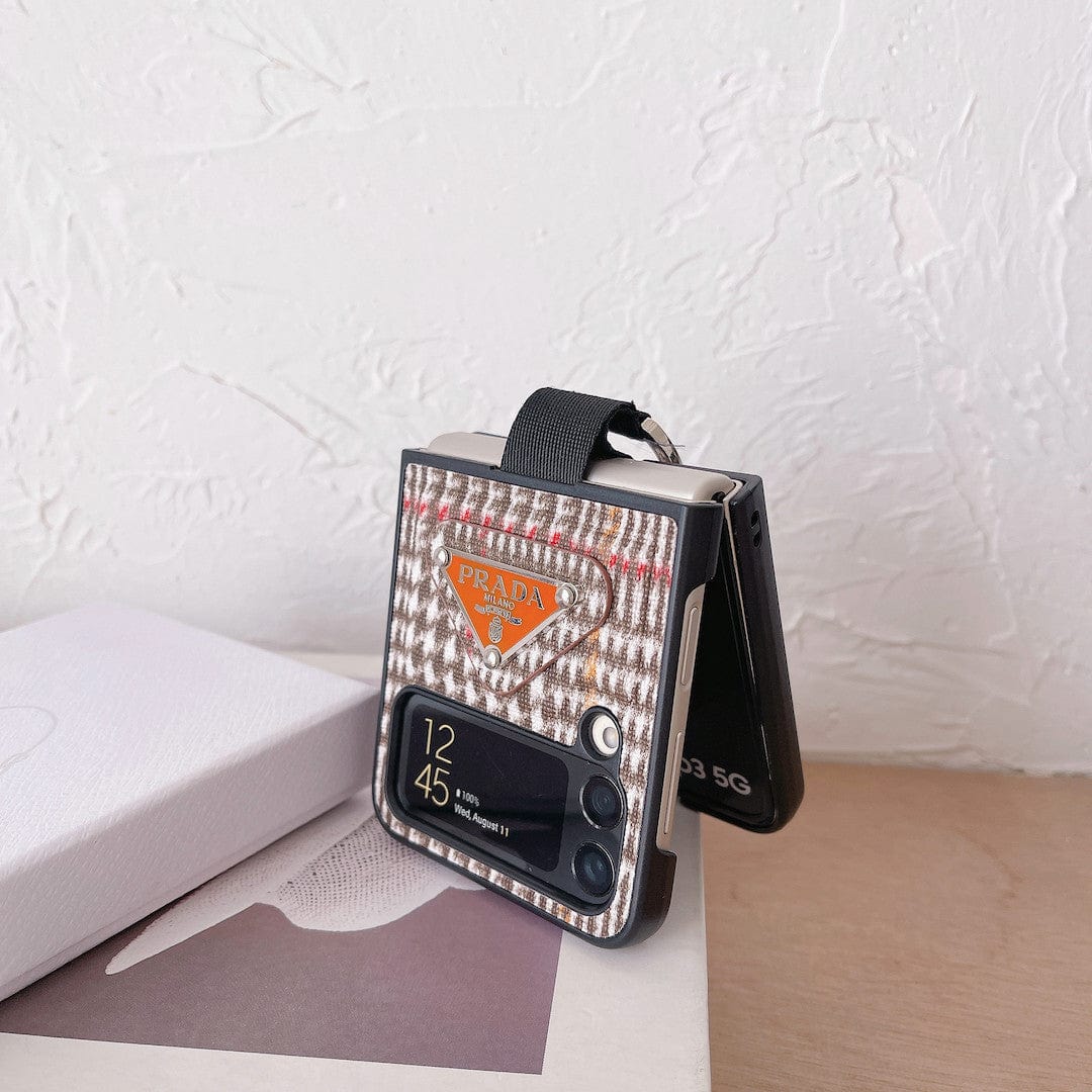 Tunde Store Prada Z Flip/Z Fold Phone Cases with Ring Holder